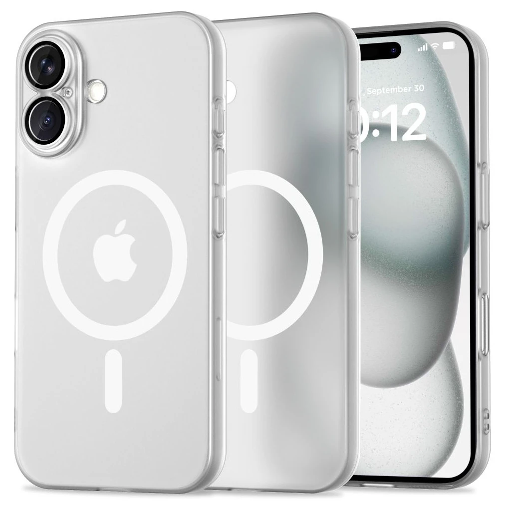 TECH-PROTECT MAGSLIM MAGSAFE iPhone 16 készülékhez tok matte fehér