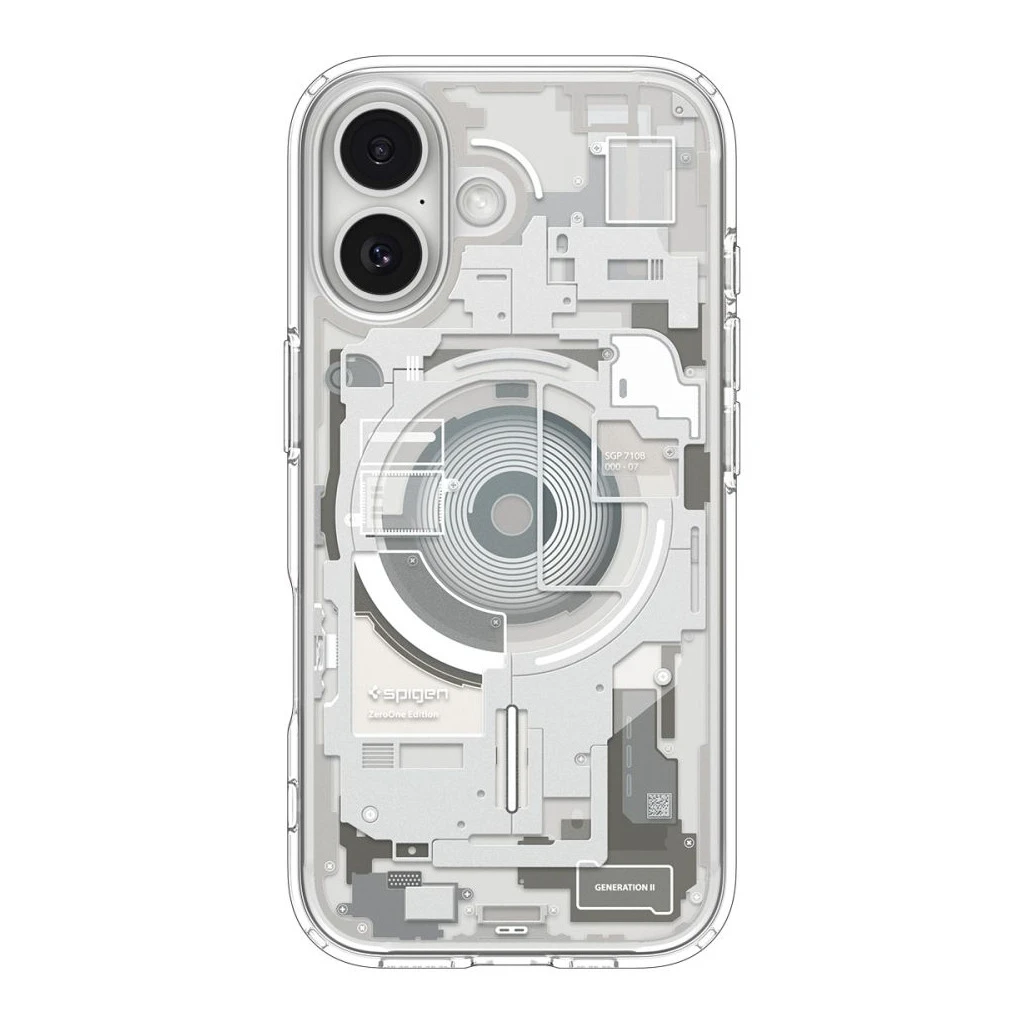 SPIGEN Ultra Hybrid MAG MagSafe iPhone 17 készülékhez Zero One tok természetes titán