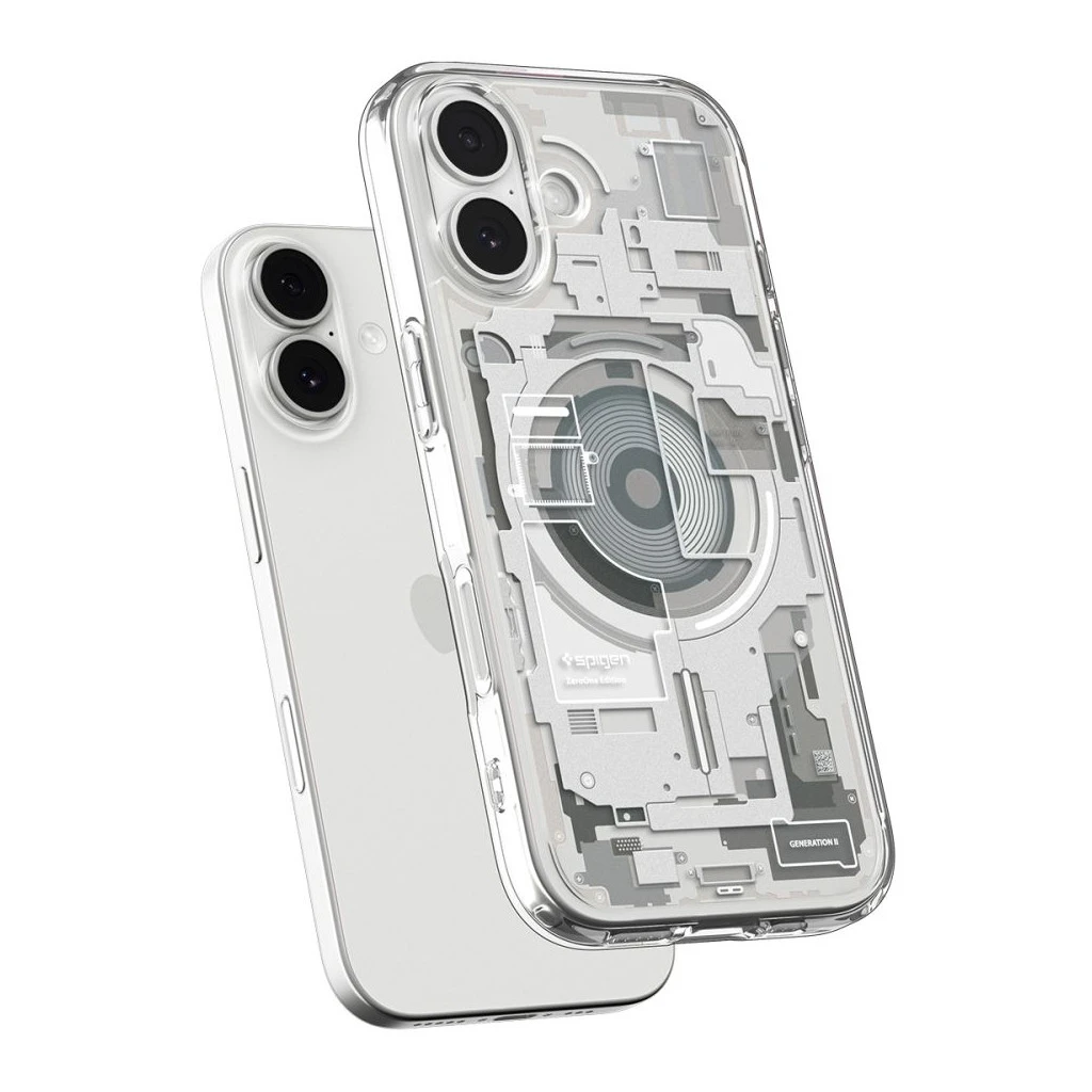 SPIGEN Ultra Hybrid MAG MagSafe iPhone 17 készülékhez Zero One tok természetes titán