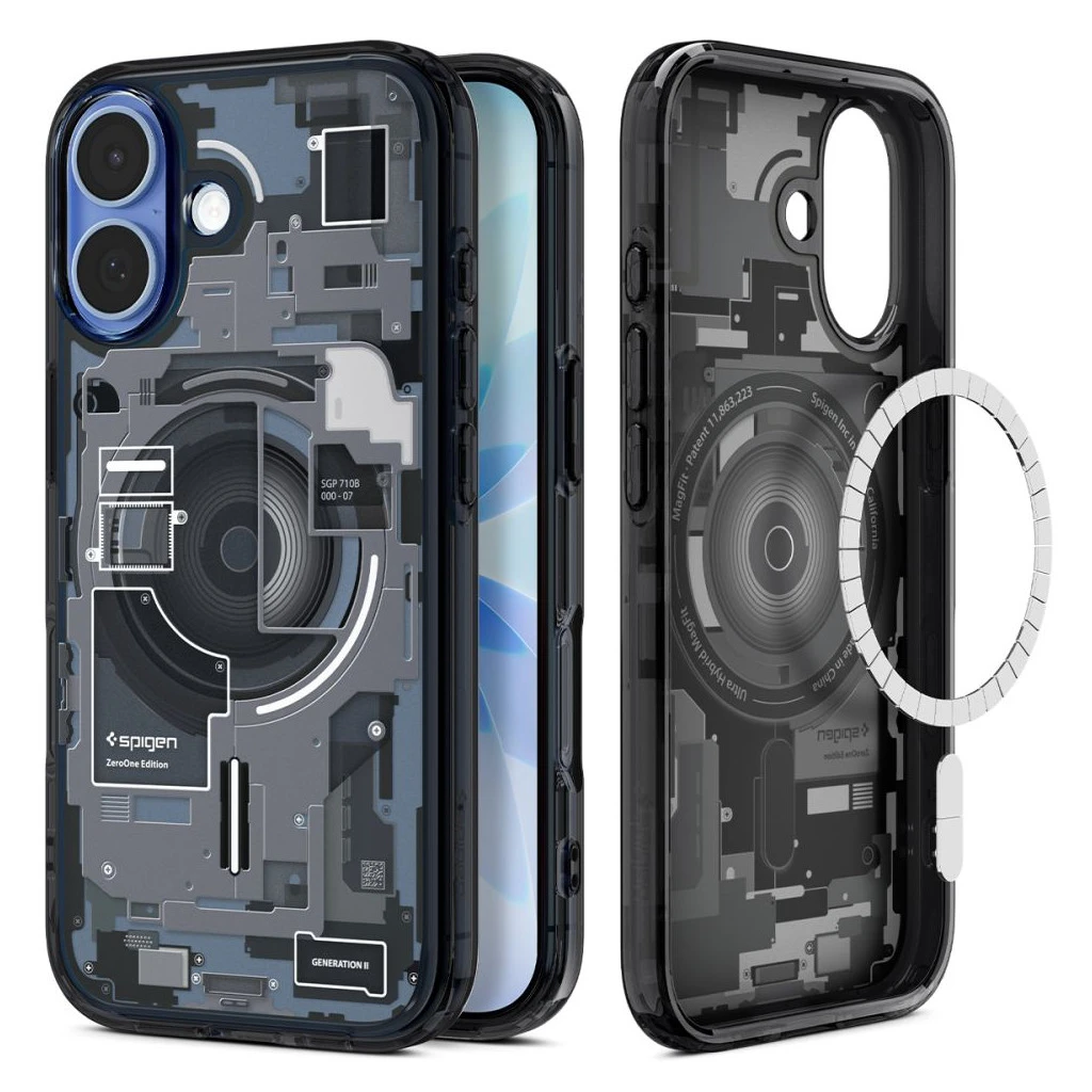 SPIGEN ULTRA HYBRID MAG MAGSAFE iPhone 17 ZERO ONE készülékhez tok fekete