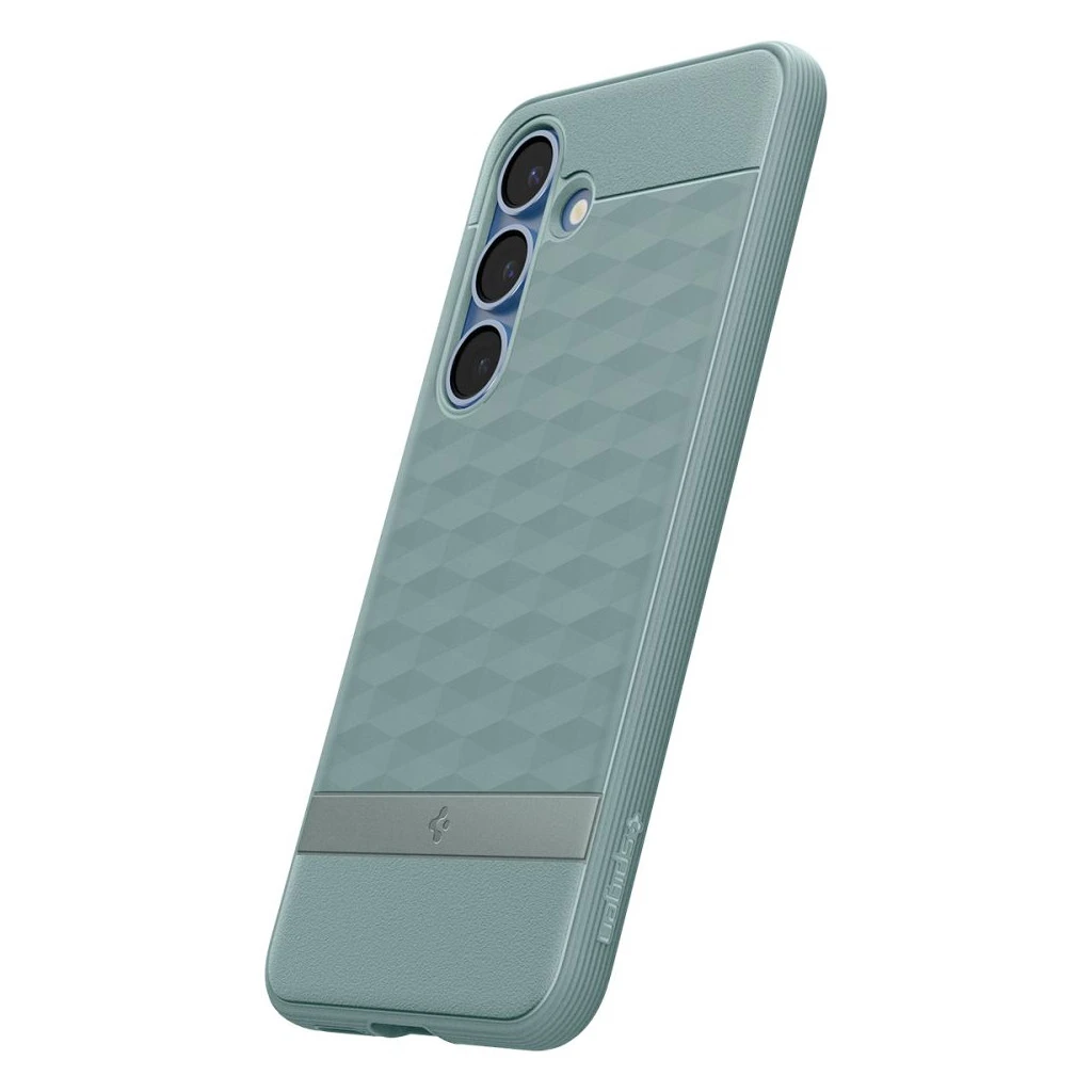 SPIGEN PARALLAX MAG MAGSAFE tok Samsung Galaxy S25+ Plus készülékhez zsályazöld