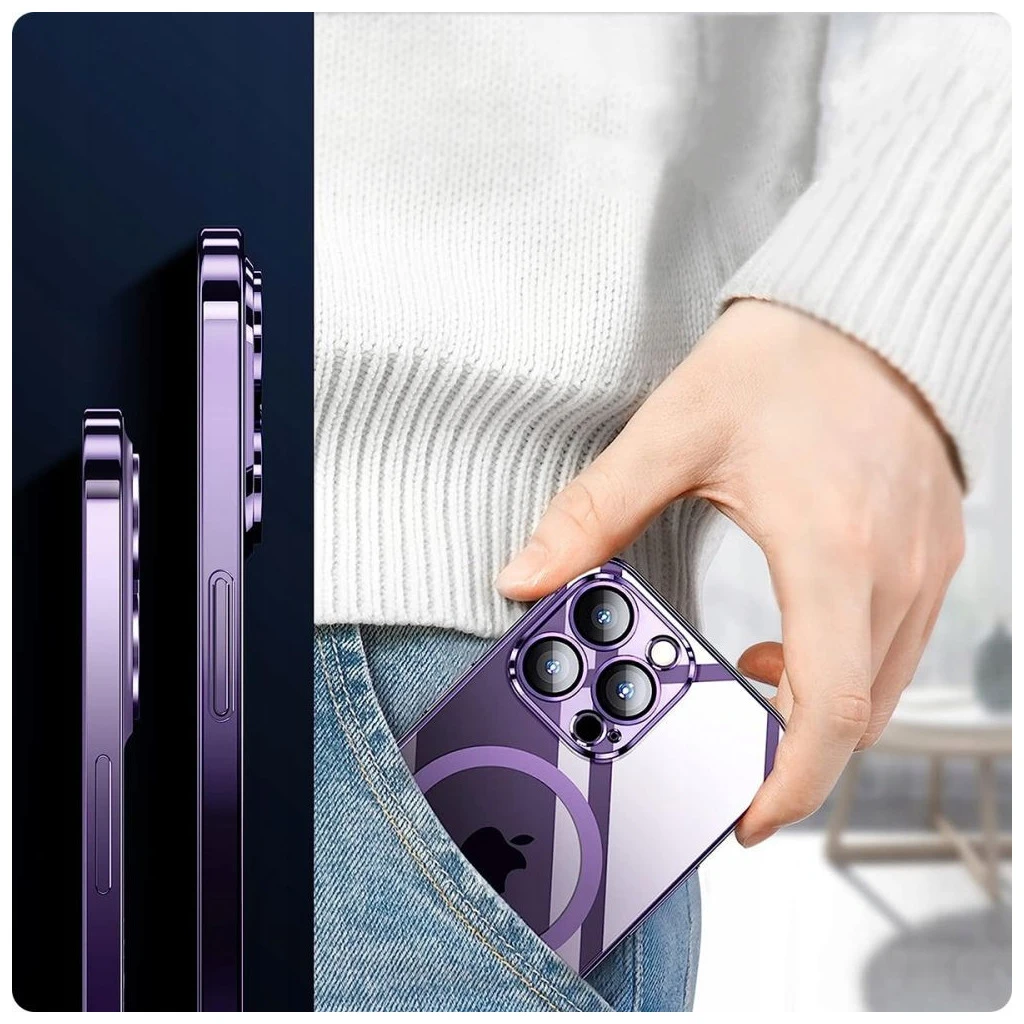 TECH-PROTECT MAGSHINE MAGSAFE iPhone 15 készülékhez tok arany