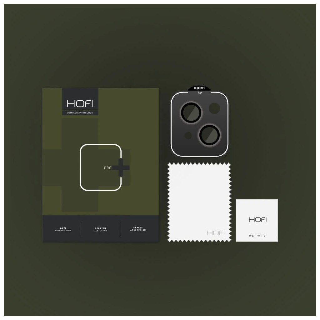 iPhone 15 / 15 Plus készülékhez HOFI Camring Pro+ kamera tok fekete