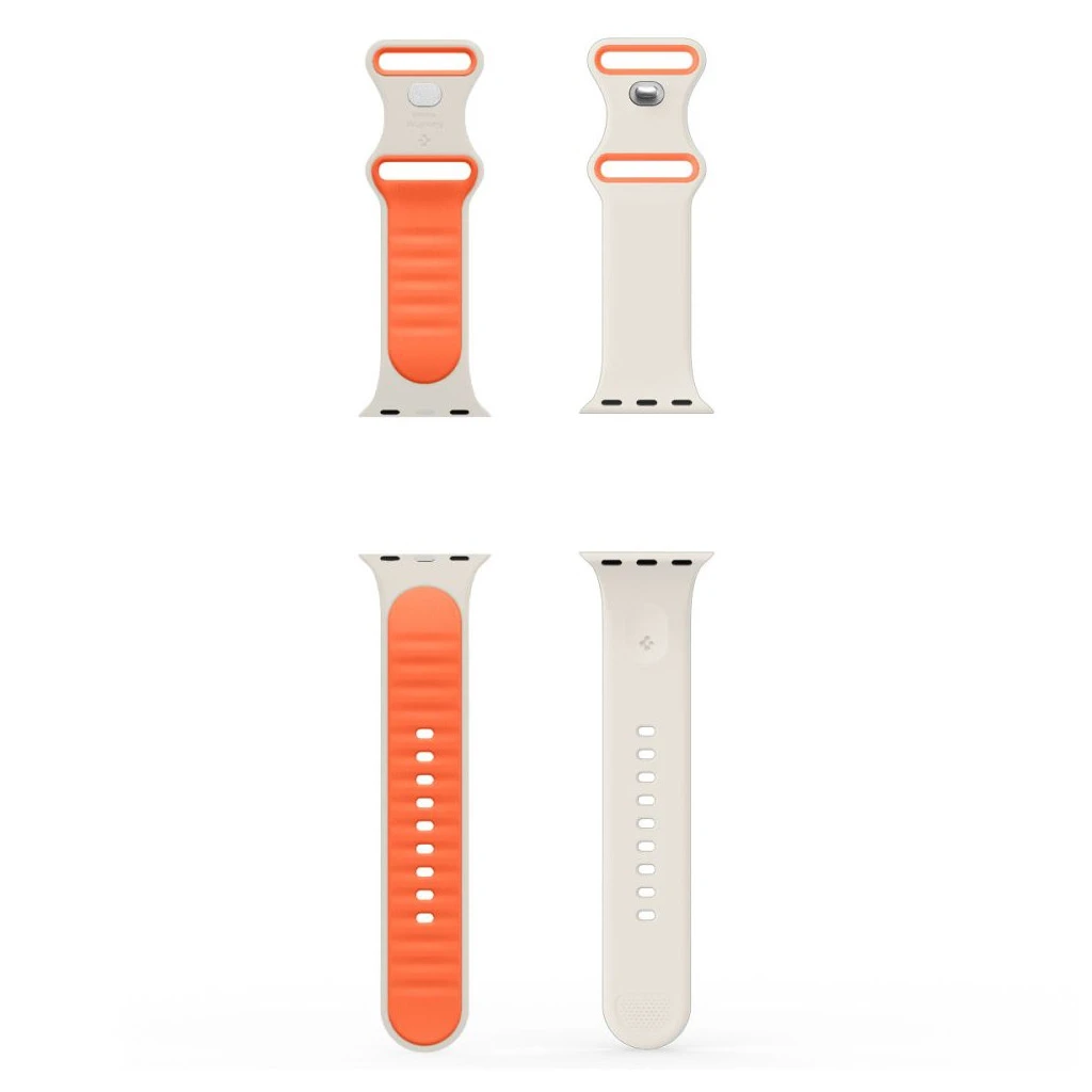 SPIGEN NANO POP Apple Watch 8/9/10/11/SE készülékhez tok (40/41/42 MM) narancssárga bézs