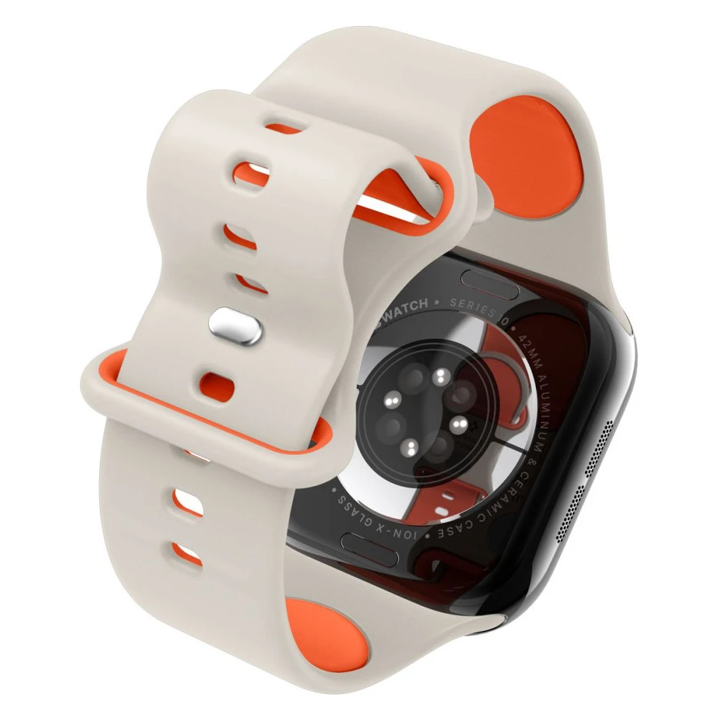 SPIGEN NANO POP Apple Watch 8/9/10/11/SE készülékhez tok (40/41/42 MM) narancssárga bézs