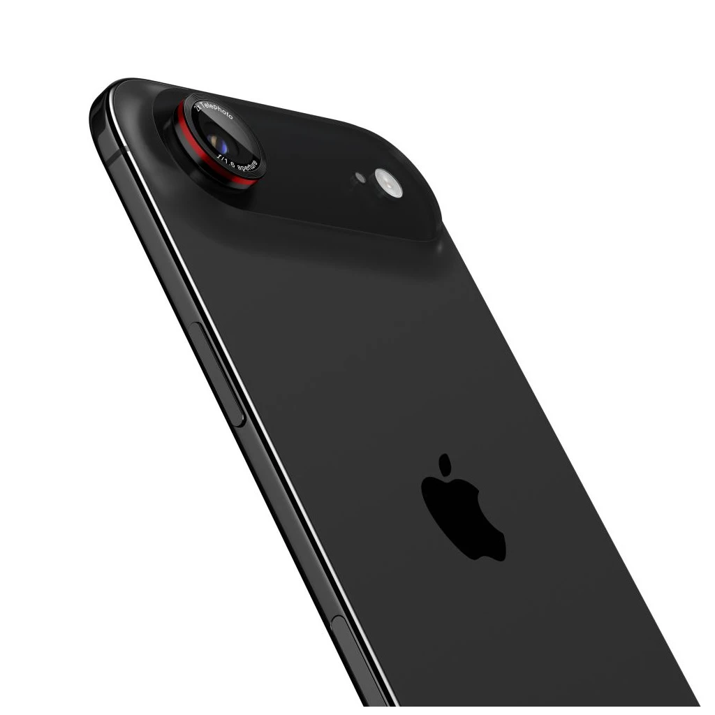 SPIGEN Optik Pro L-SERIES Glas.TR „EZ FIT” kameravédő 2 db iPhone Air készülékhez fekete/piros