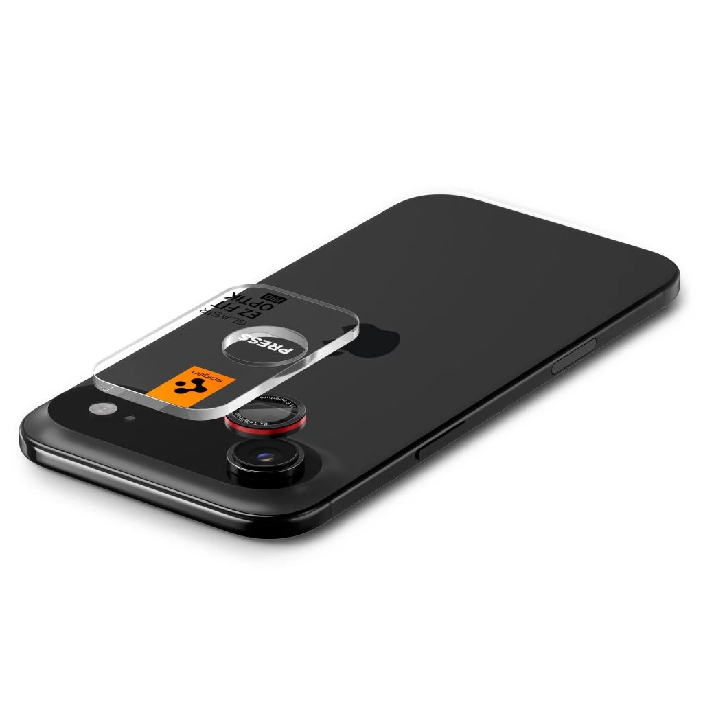 SPIGEN Optik Pro L-SERIES Glas.TR „EZ FIT” kameravédő 2 db iPhone Air készülékhez fekete/piros