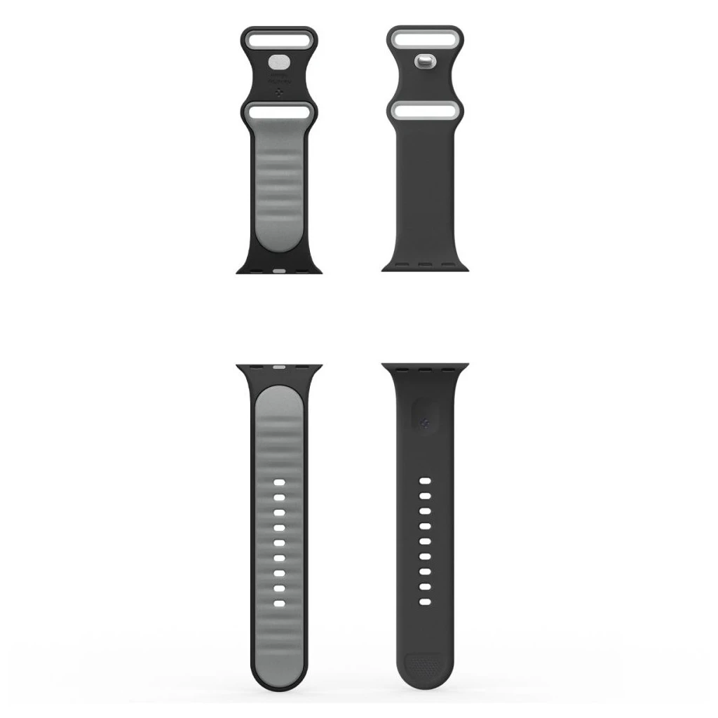 SPIGEN NANO POP Apple Watch készülékhez 8/9/10/11/SE/ULTRA (44/45/46/49 MM) fekete szezámmag