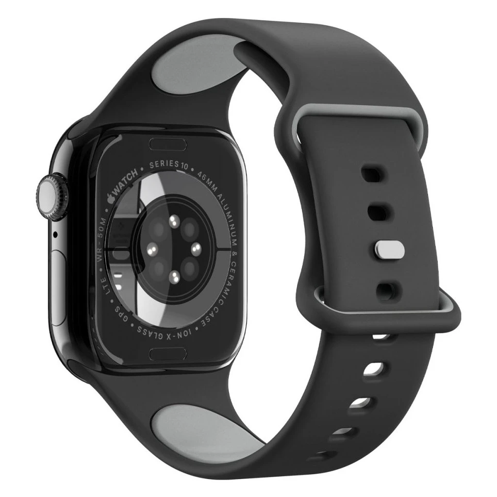 SPIGEN NANO POP Apple Watch készülékhez 8/9/10/11/SE/ULTRA (44/45/46/49 MM) fekete szezámmag