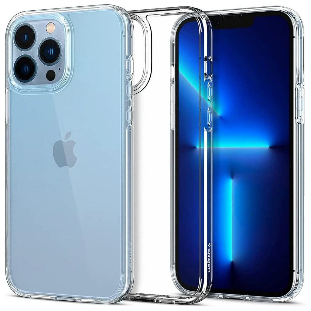 SPIGEN ULTRA HYBRID iPhone 13 Pro Max készülékhez tok CRYSTAL CLEAR