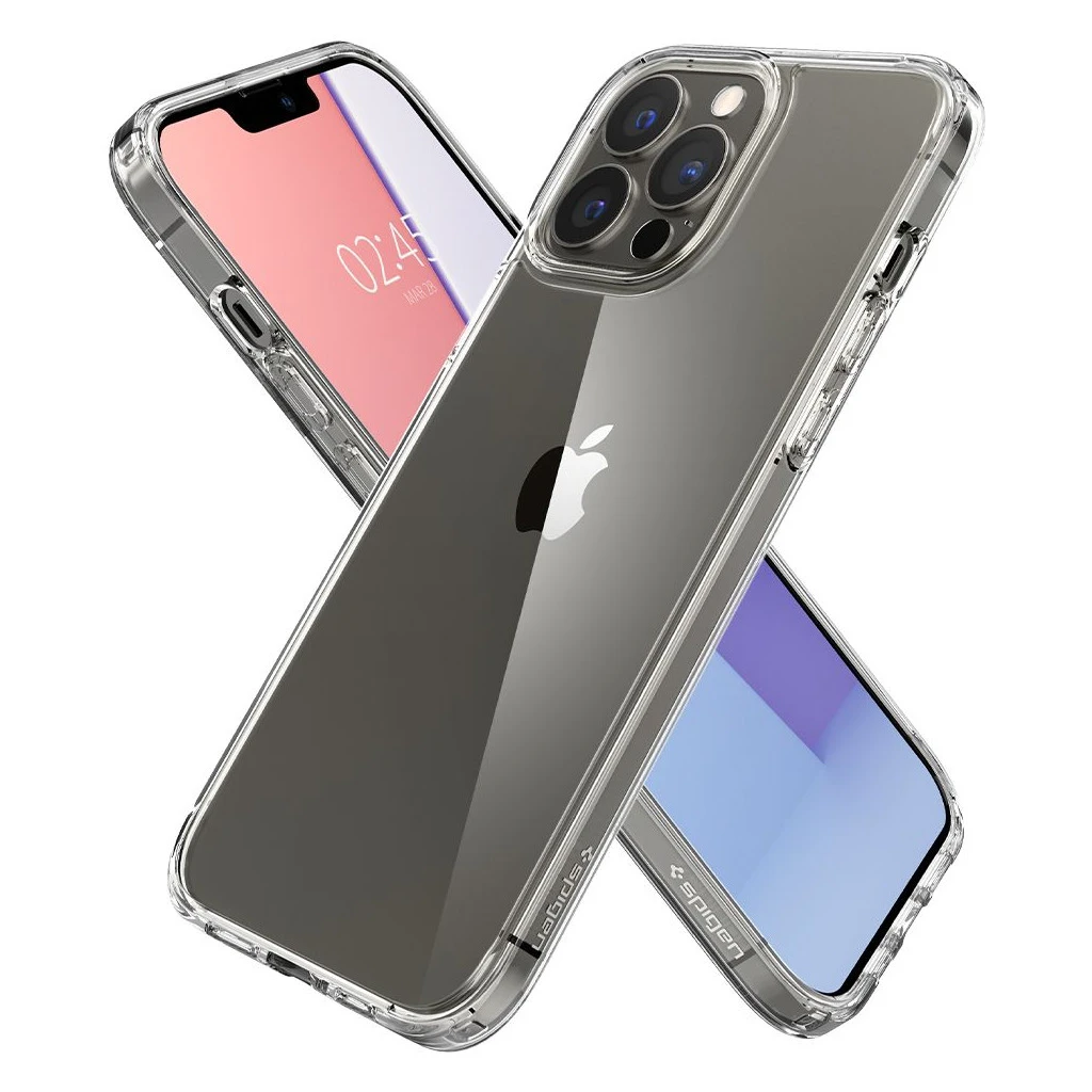 SPIGEN ULTRA HYBRID iPhone 13 Pro Max készülékhez tok CRYSTAL CLEAR