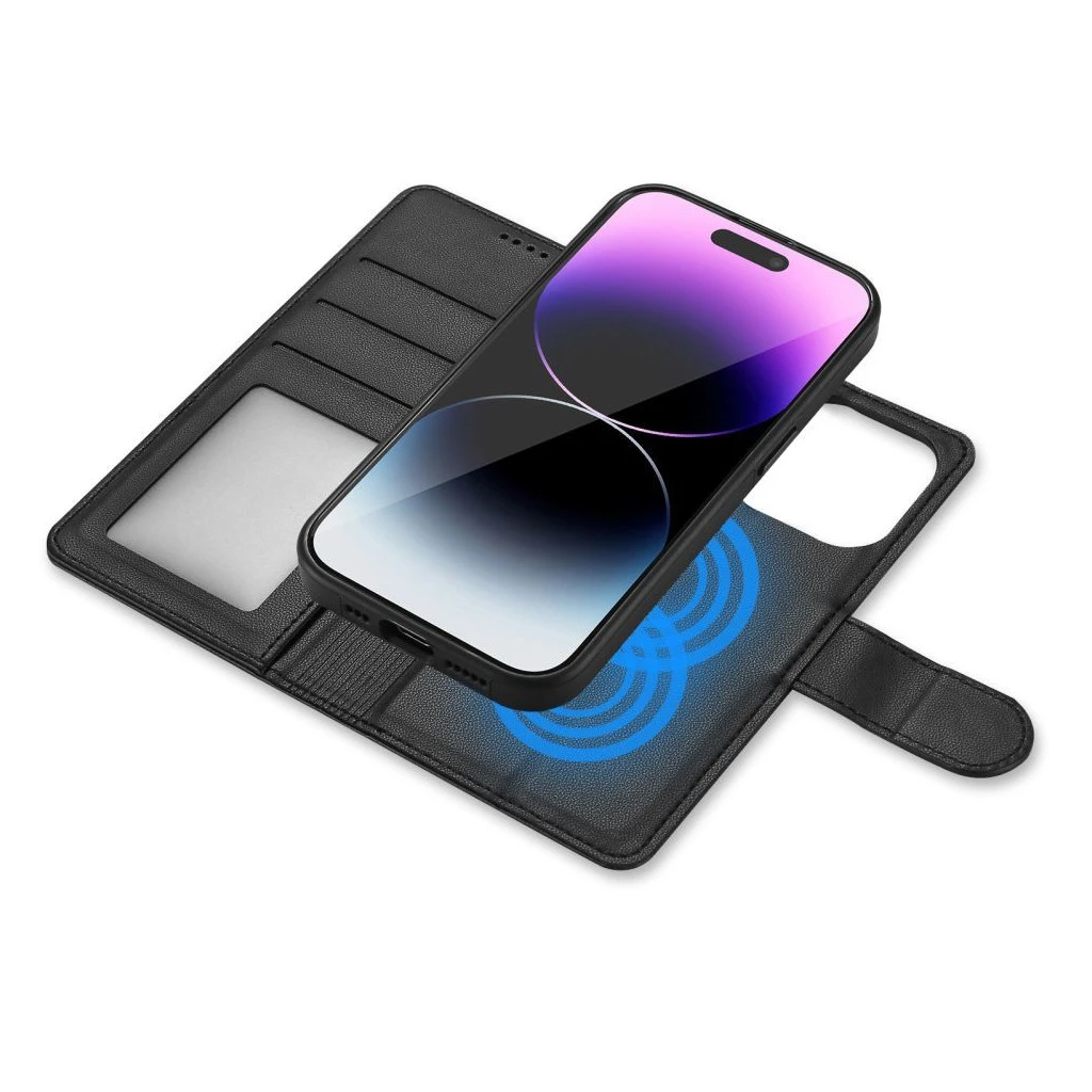 TECH-PROTECT pénztárca tok MagSafe iPhone 16 készülékhez fekete