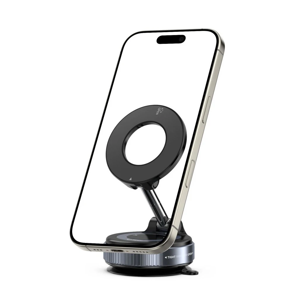 TECH-PROTECT N60 mágneses MagSafe szélvédő- és műszerfal autós tartó fekete