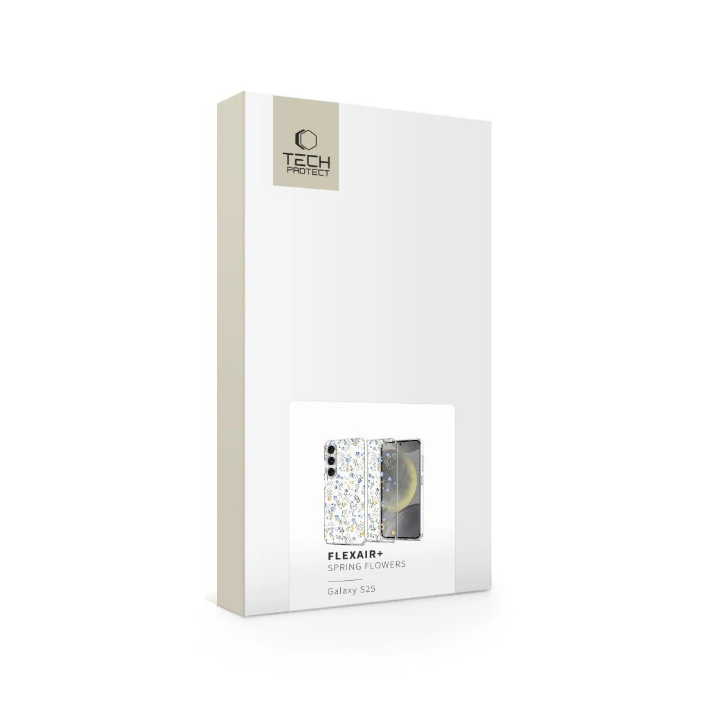 TECH-PROTECT FLEXAIR Samsung Galaxy S25 Spring Flowers tok Samsung Galaxy S25 készülékhez