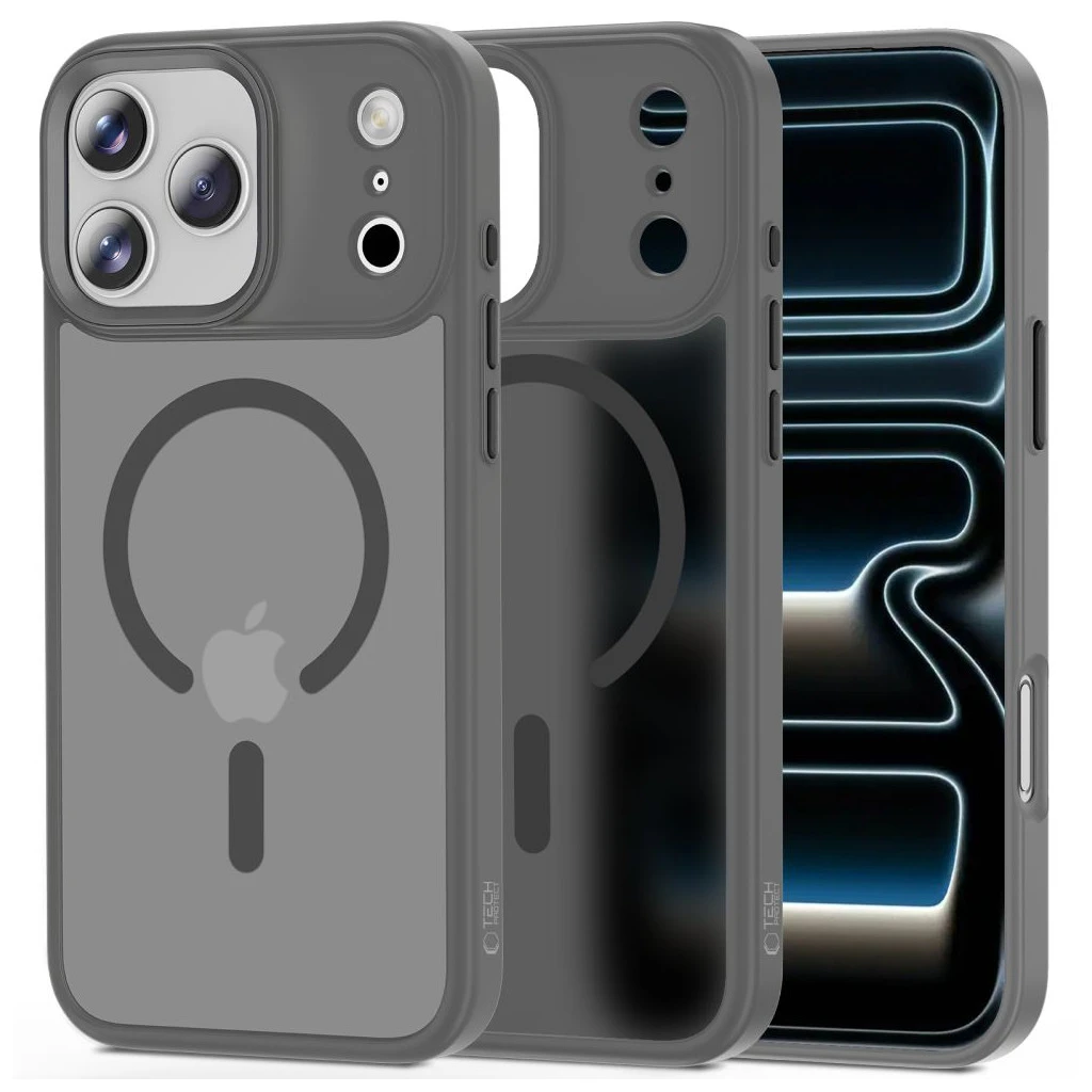 TECH-PROTECT MAGMAT MAGSAFE iPhone 17 Pro tok készülékhez, matt krétaszürke