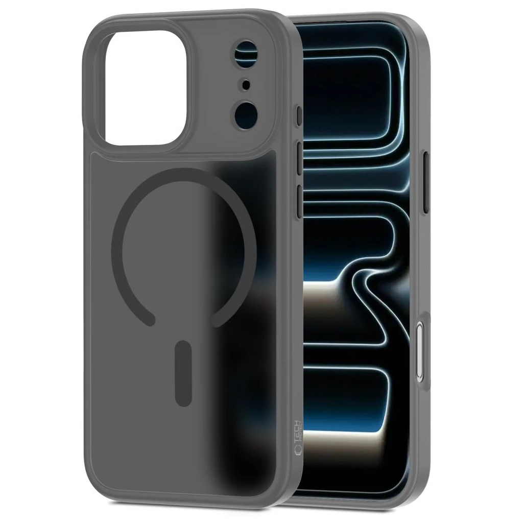 TECH-PROTECT Magmat MagSafe iPhone 17 Pro Max tok készülékhez, matt krétaszürke