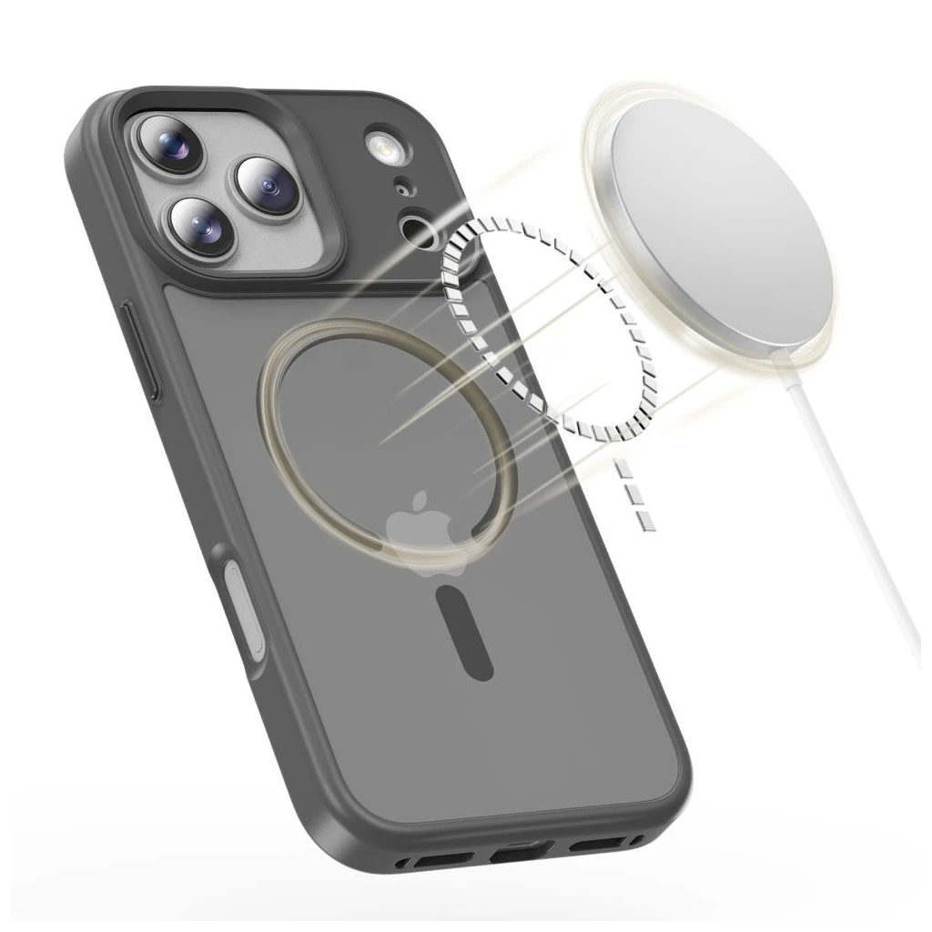 TECH-PROTECT Magmat MagSafe iPhone 17 Pro Max tok készülékhez, matt krétaszürke