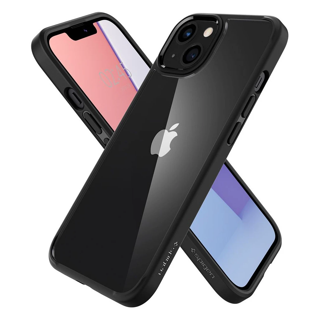 SPIGEN ULTRA HYBRID iPhone 13 készülékhez tok, matt fekete