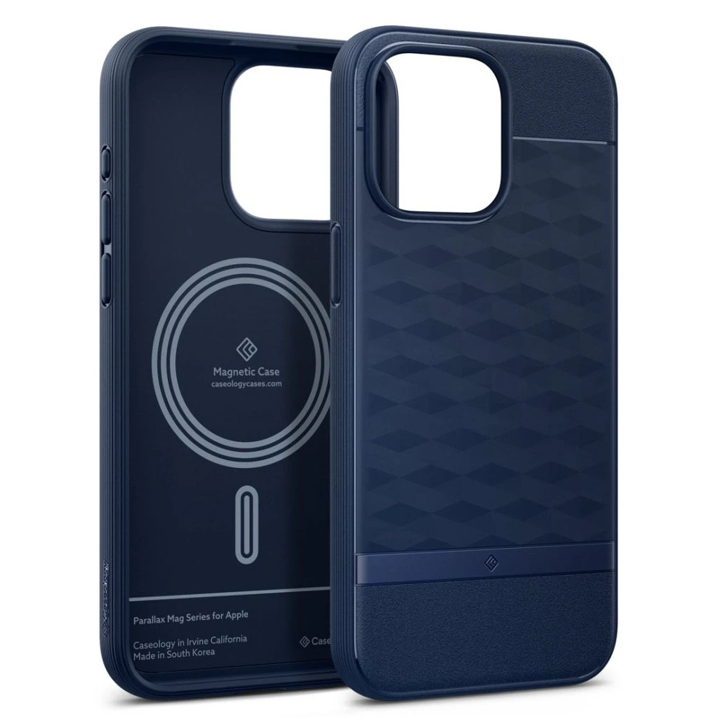 CASEOLOGY PARALLAX MAG MAGSAFE iPhone 15 Pro Max készülékhez tok éjkék