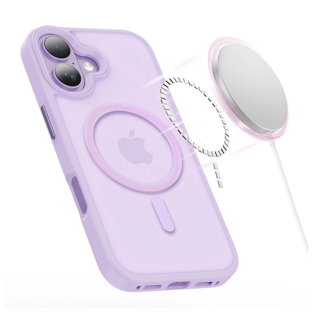 TECH-PROTECT MAGMAT MAGSAFE iPhone 17 készülékhez tok matt levendula