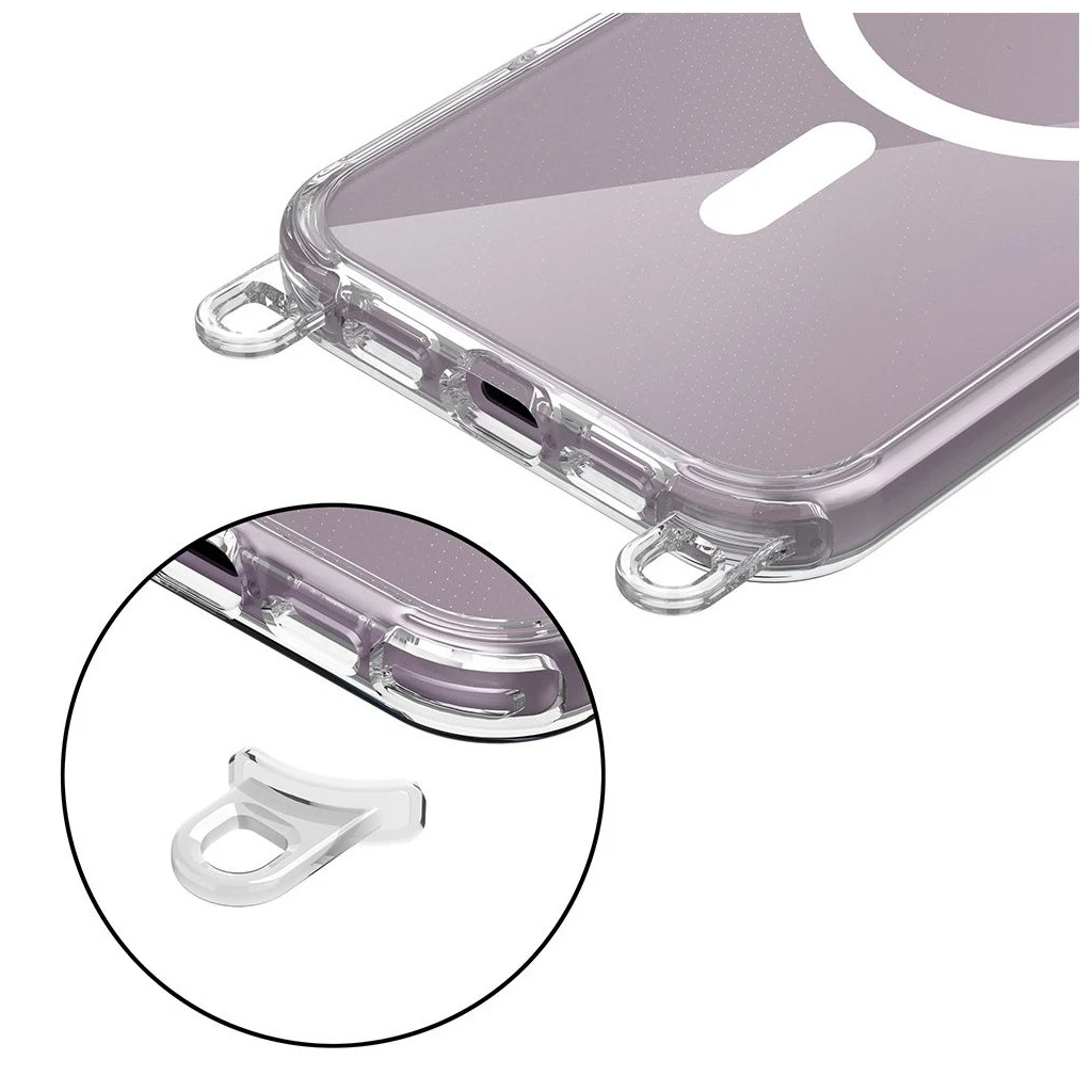 TECH-PROTECT FLEXAIR CHAIN MAGSAFE iPhone 16 készülékhez tok fekete és taupe