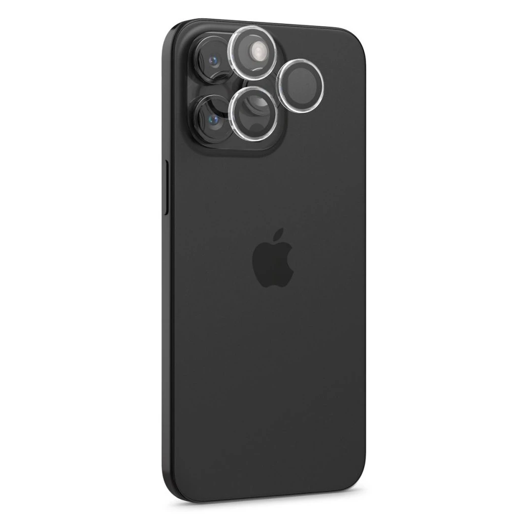 Spigen Optik Pro GLAS.TR „EZ FIT” kameravédő 2 db iPhone 14 Pro/Max, 15 Pro/Max, 16 Pro/Max, 17 Pro/Max készülékhez kristálytiszta
