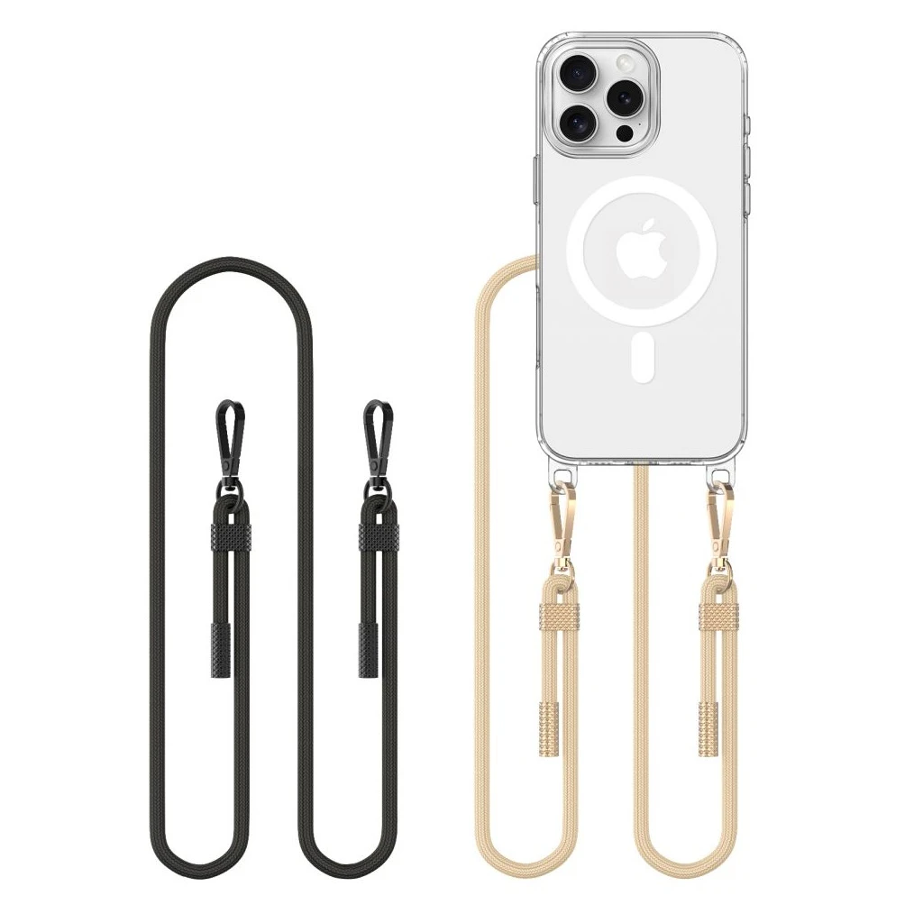 TECH-PROTECT FLEXAIR CHAIN MAGSAFE iPhone 16 Pro Max készülékhez tok fekete & taupe