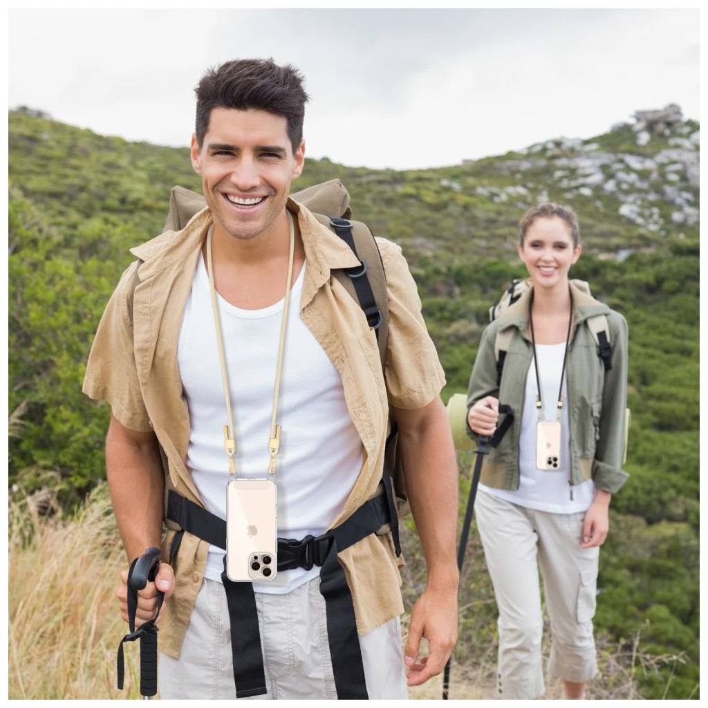 TECH-PROTECT FLEXAIR CHAIN MAGSAFE iPhone 16 Pro Max készülékhez tok fekete & taupe