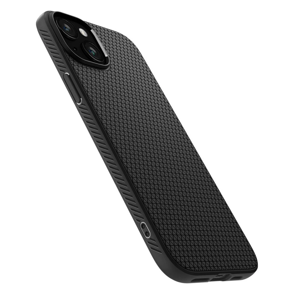 SPIGEN LIQUID AIR iPhone 15 Plus tok készülékhez matt fekete