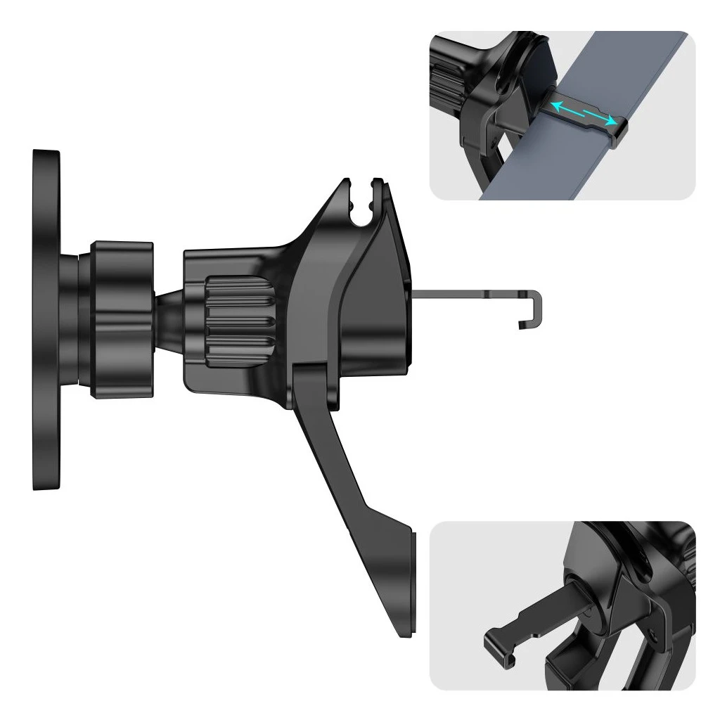 TECH-PROTECT N56 MAGNETIC MAGSAFE STABLE autós szellőző tartó fekete