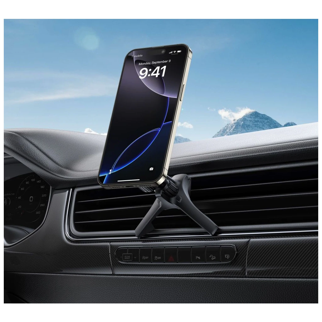 TECH-PROTECT N56 MAGNETIC MAGSAFE STABLE autós szellőző tartó fekete