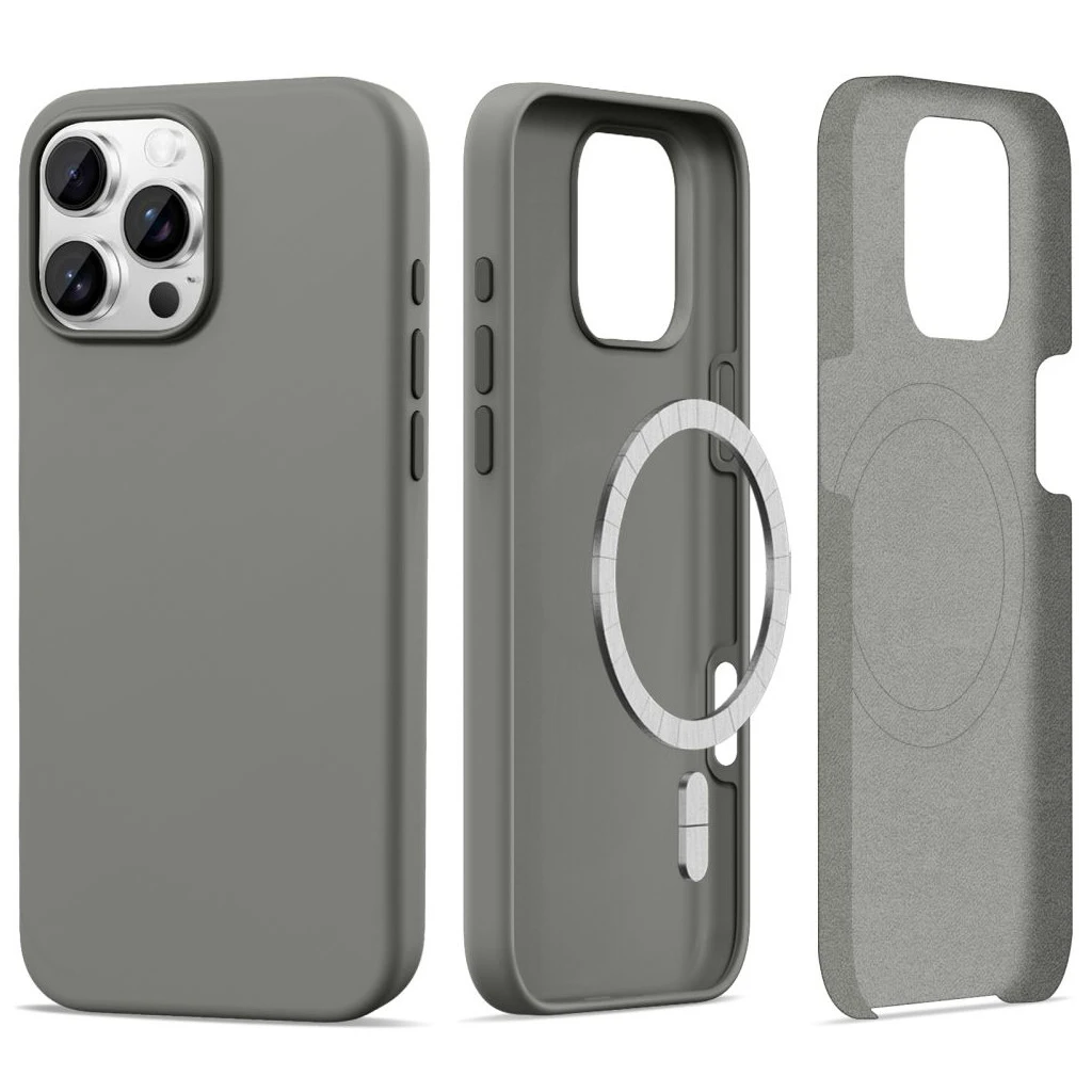 TECH-PROTECT silikon MagSafe tok iPhone 16 Pro Max készülékhez – Matte Clay