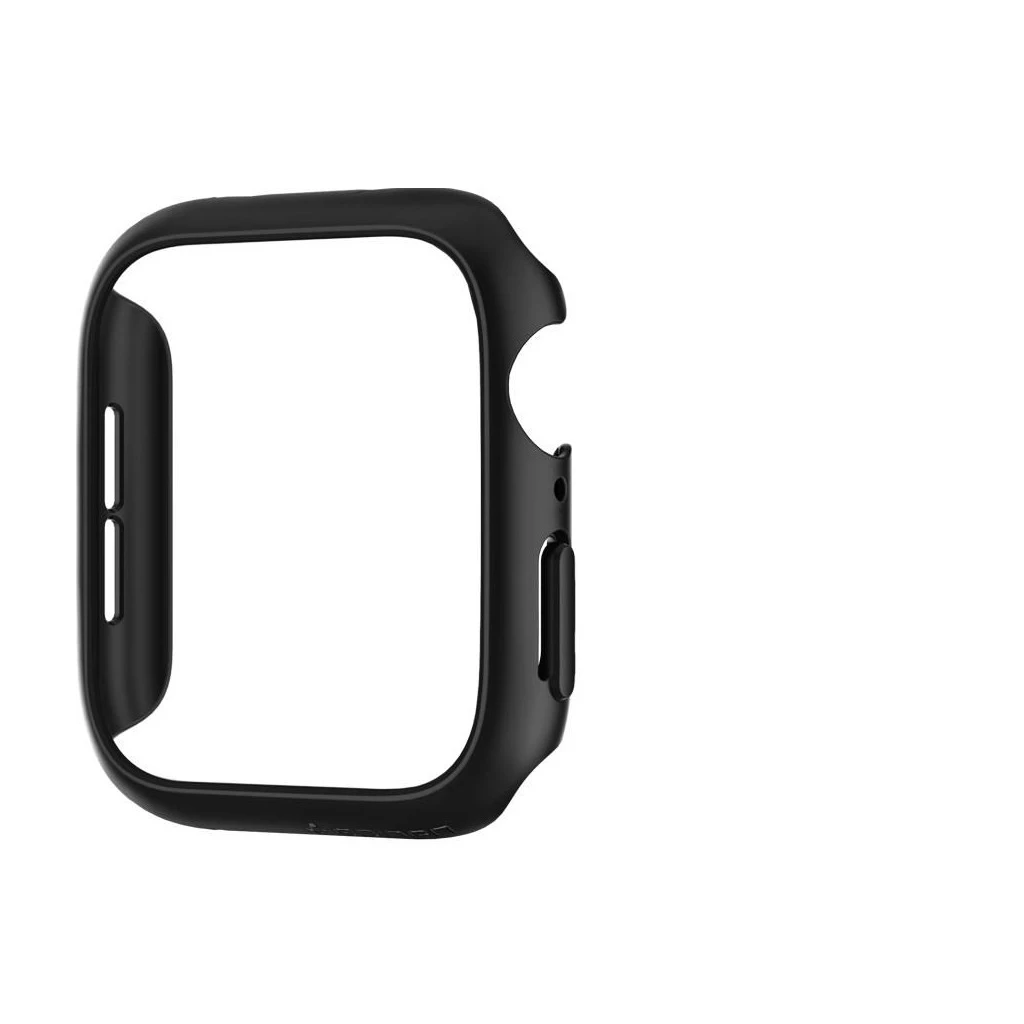 SPIGEN THIN FIT Apple Watch készülékhez tok 4 / 5 / 6 / SE 1 / 2 / 3 (44 MM) fekete