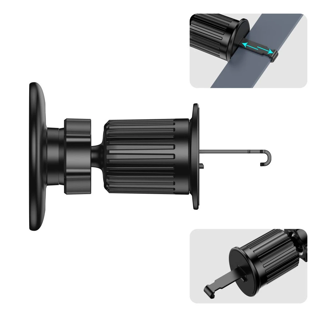 TECH-PROTECT N58 mágneses MagSafe szellőző autós tartó fekete