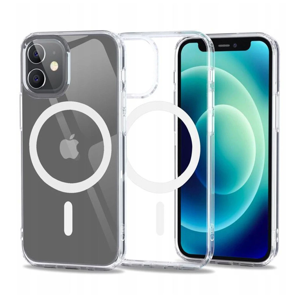 TECH-PROTECT FLEXAIR HYBRID MAGSAFE iPhone 12 Mini tok készülékhez átlátszó