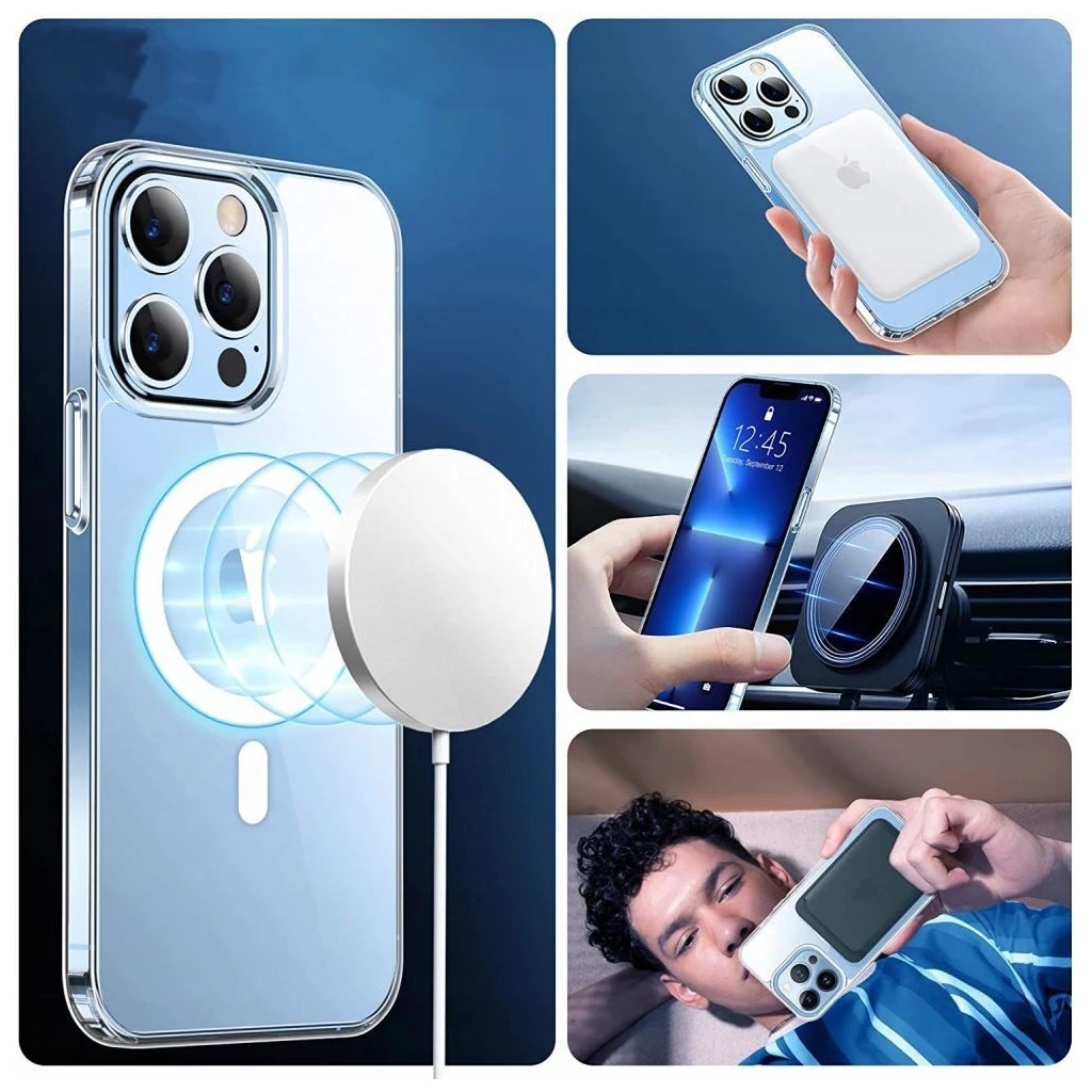 TECH-PROTECT FLEXAIR HYBRID MAGSAFE iPhone 12 Mini tok készülékhez átlátszó