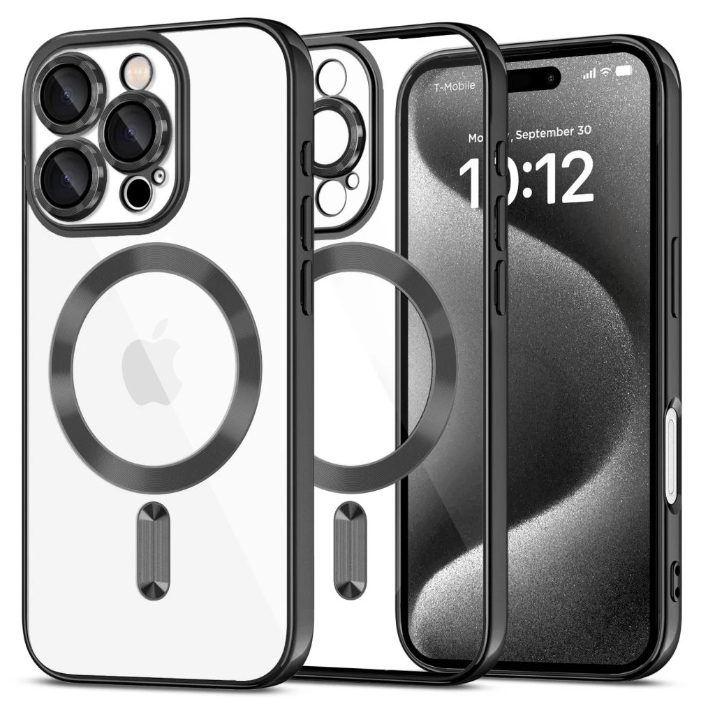 TECH-PROTECT MAGFLEX MAGSAFE iPhone 16 Pro készülékhez tok fényes fekete