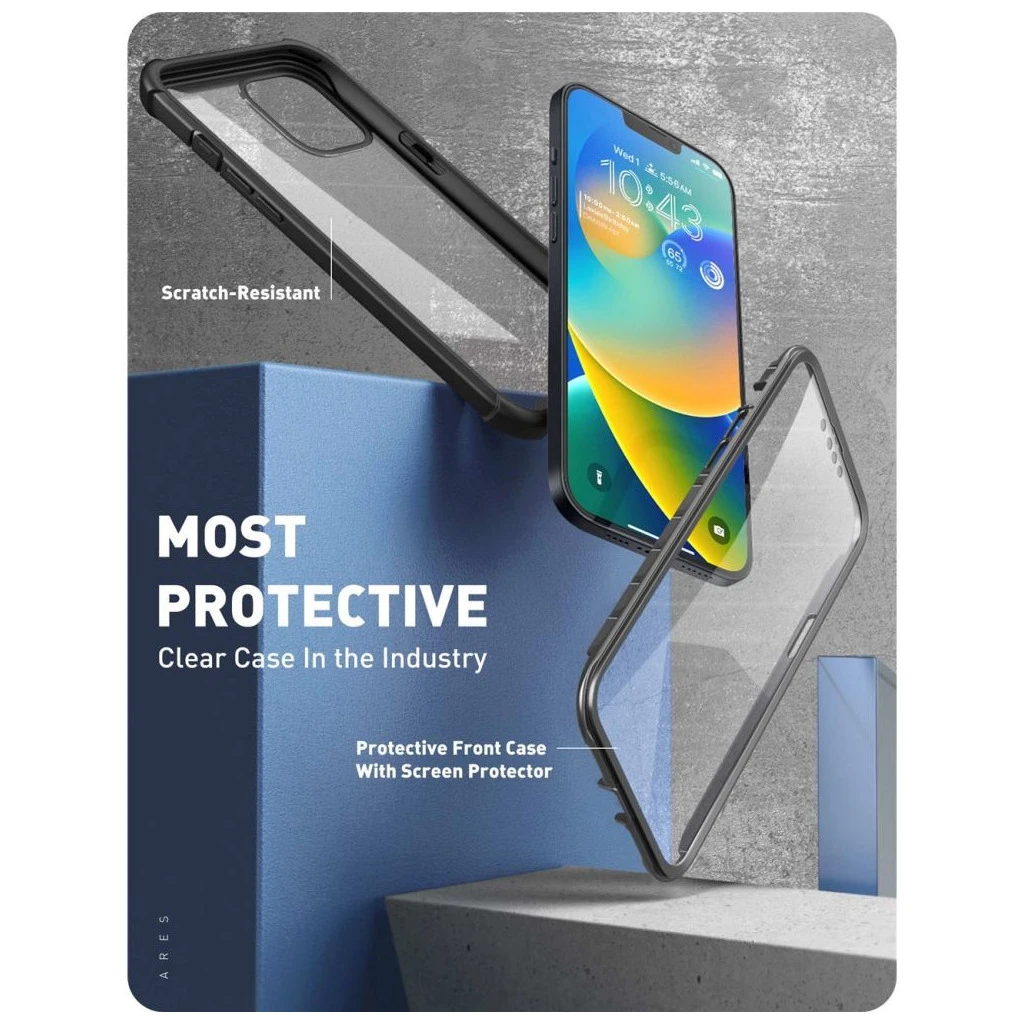 SUPCASE IBLSN ARES iPhone 13 / 14 készülékhez tok fekete