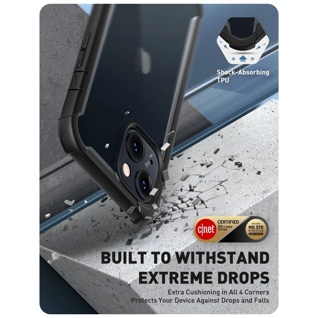 SUPCASE IBLSN ARES iPhone 13 / 14 készülékhez tok fekete