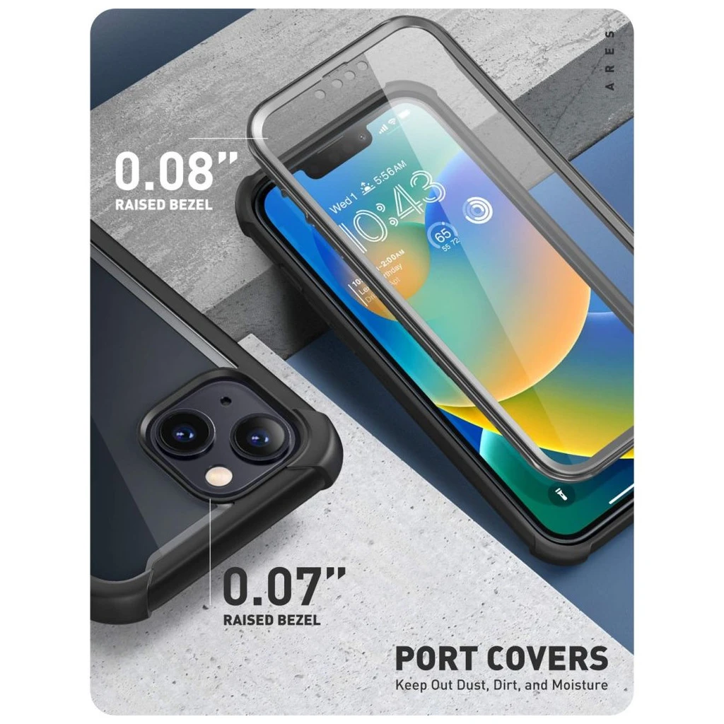 SUPCASE IBLSN ARES iPhone 13 / 14 készülékhez tok fekete