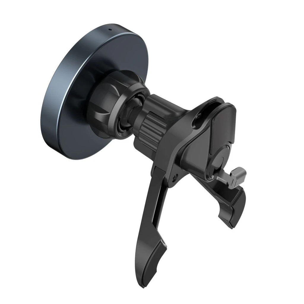 TECH-PROTECT MM15W-V5 mágneses MAGSAFE stabil szellőző autós tartó vezeték nélküli töltő 15W fekete