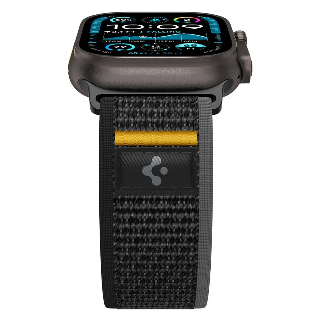 SPIGEN ATHLEX AIR Apple Watch készülékhez 8/9/10/11/SE/ULTRA (44/45/46/49 MM) tok ACTIVE fekete