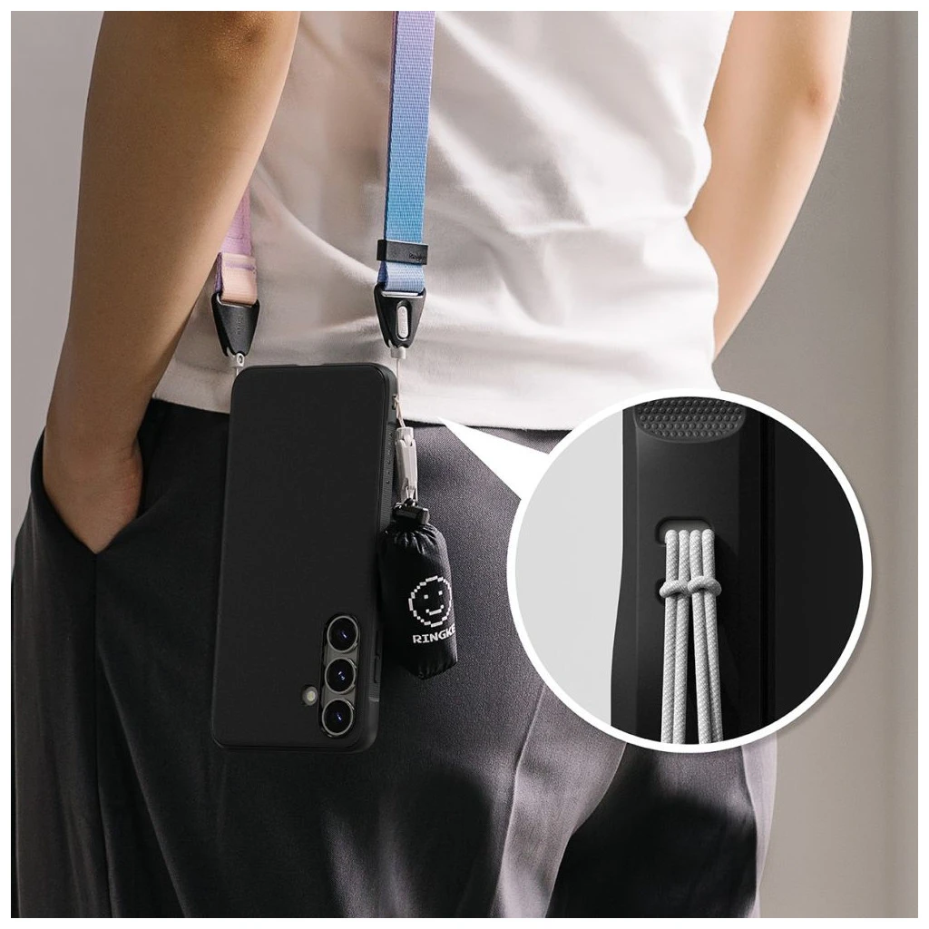 RINGKE ONYX tok Galaxy S25+ PLUS készülékhez fekete