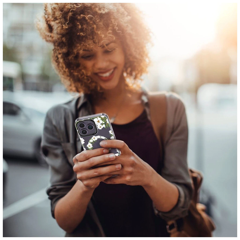 TECH-PROTECT MAGMOOD MAGSAFE iPhone 15 Pro Max készülékhez tok SPRING DAISY