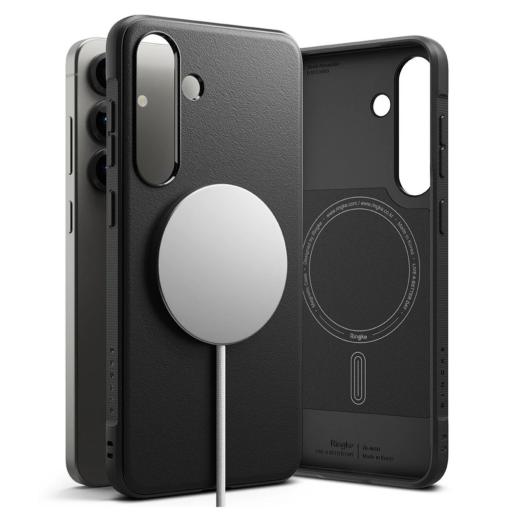 RINGKE ONYX MAGNETIC MAGSAFE tok, Galaxy S25+ Plus készülékhez, fekete