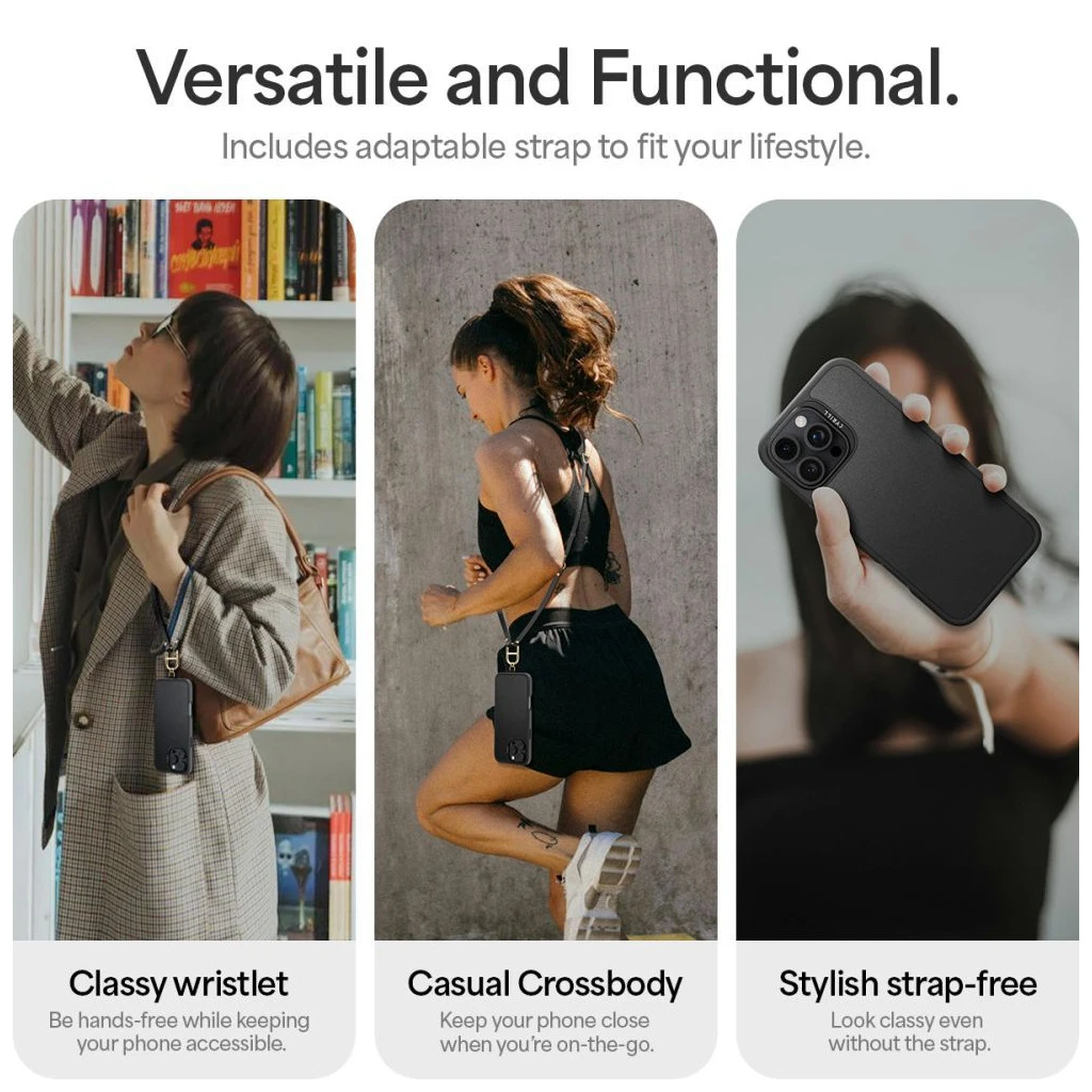 SPIGEN CYRILL KAJUK CLASSIC CHARM MAG MAGSAFE tok iPhone 16 Pro Max készülékhez fekete