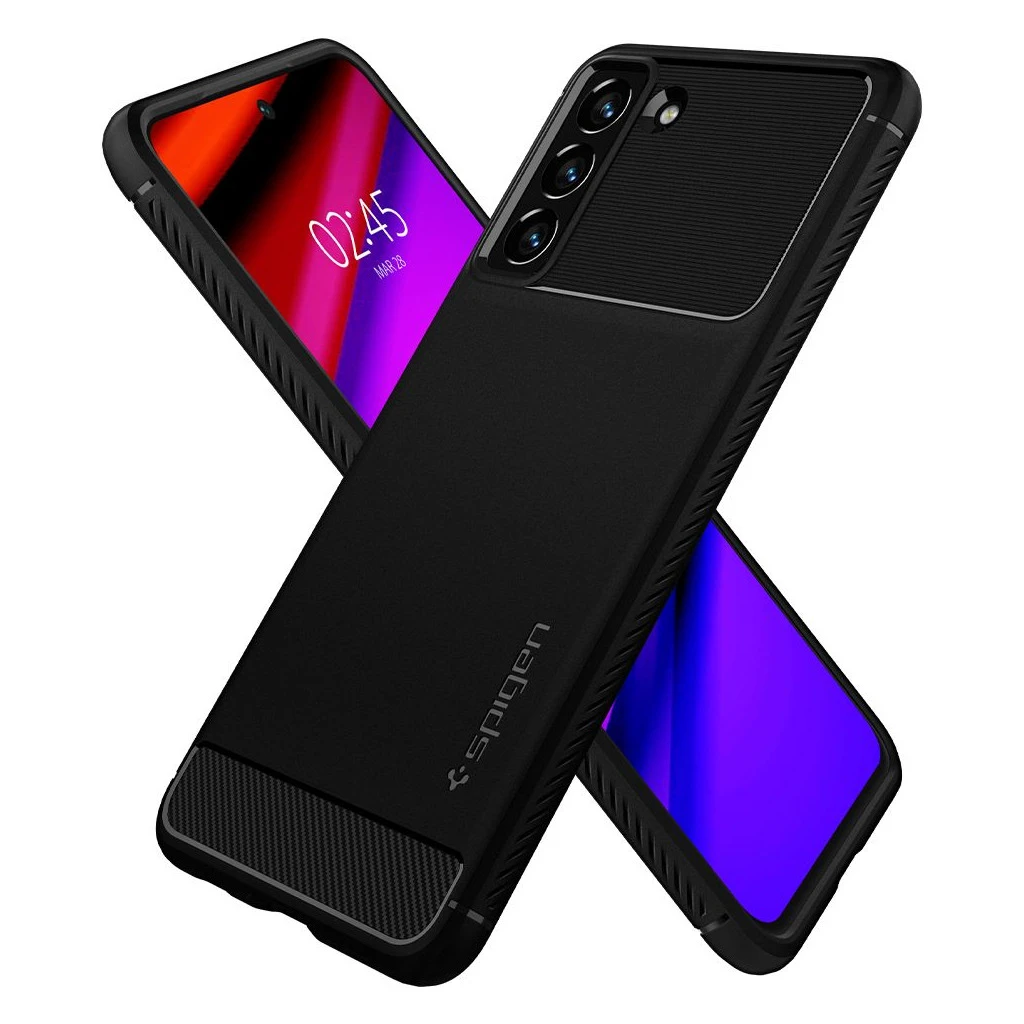 SPIGEN RUGGED ARMOR Samsung Galaxy S21 FE készülékhez tok matt fekete