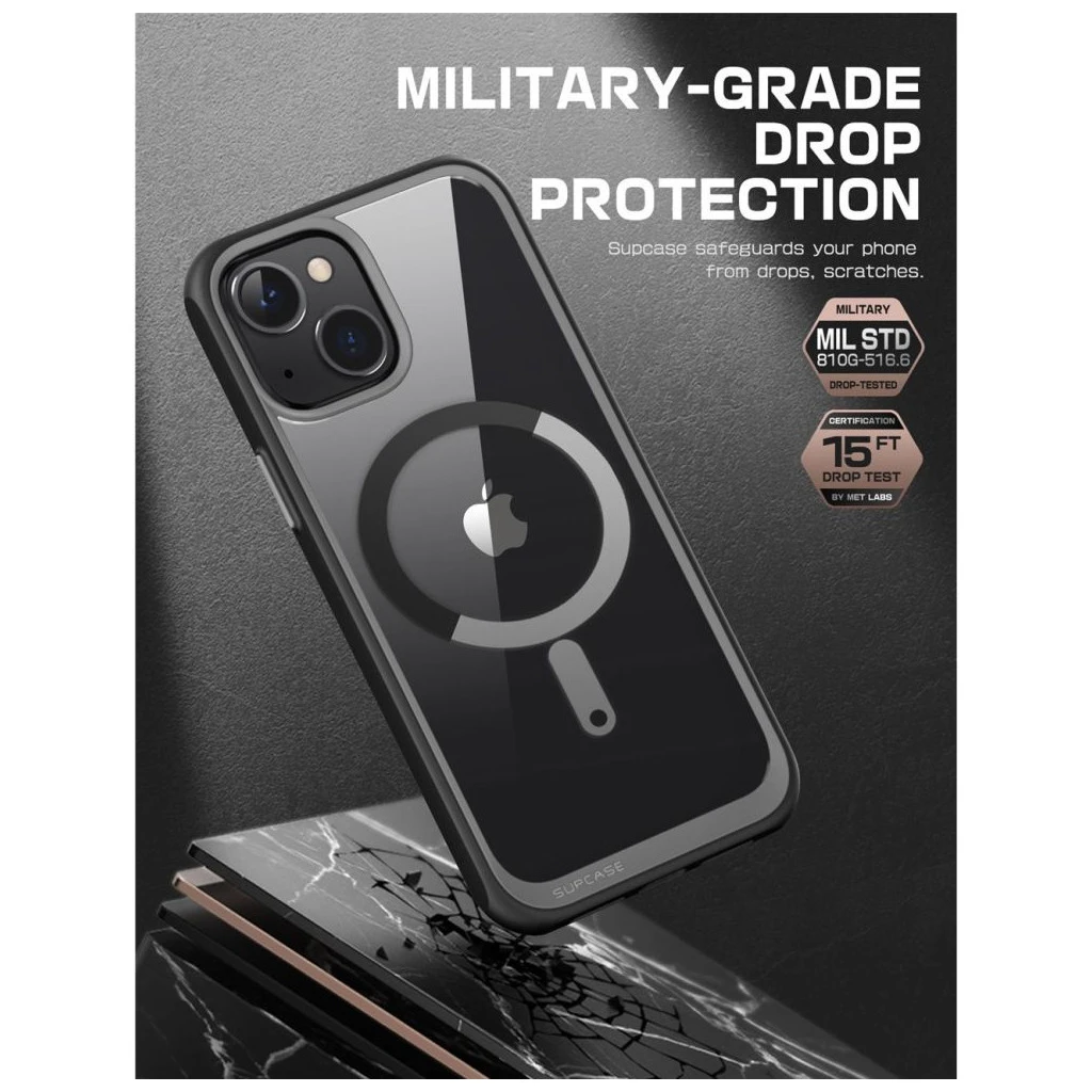 SUPCASE UB MAG MAGSAFE iPhone 14 Plus / 15 Plus készülékhez tok fekete