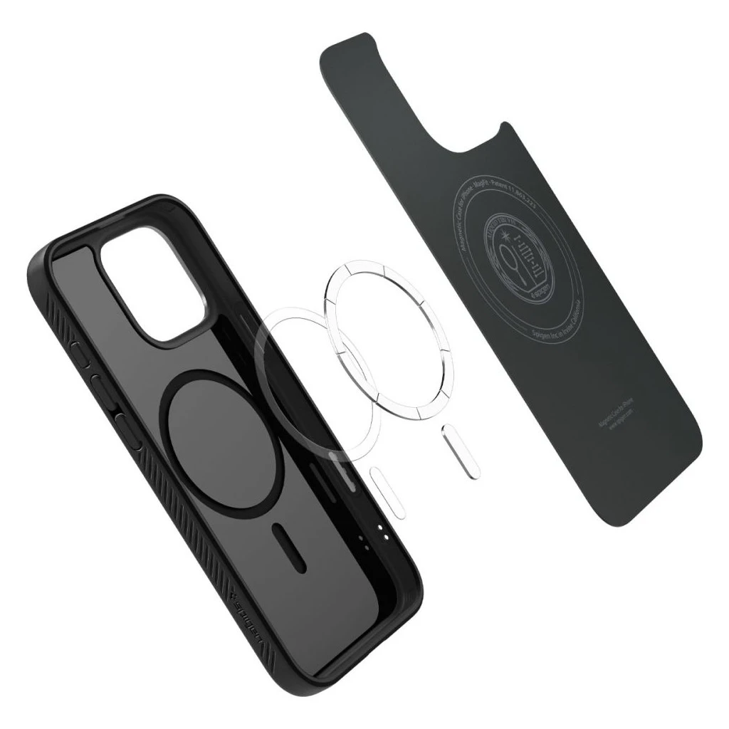 SPIGEN LIQUID AIR „T” MAG MAGSAFE iPhone 16 Pro Max készülékhez tok matt fekete