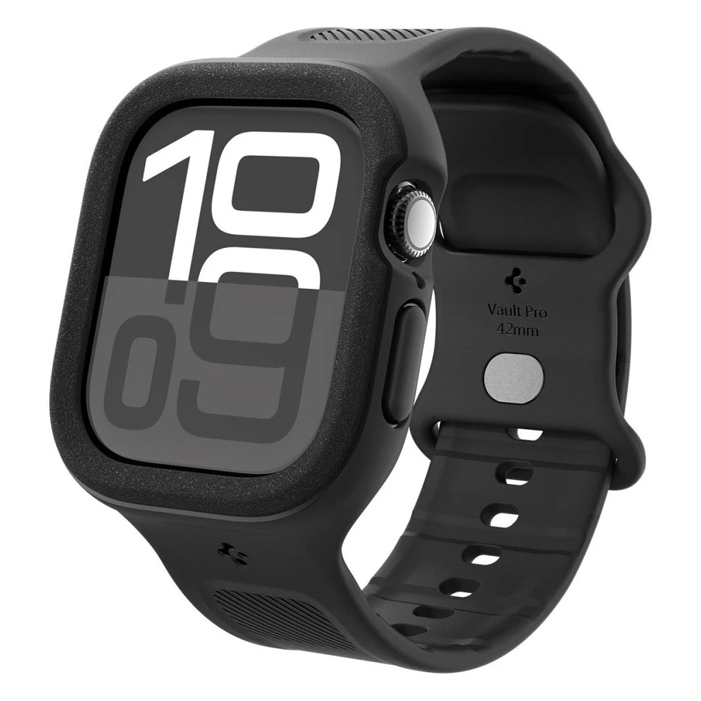 SPIGEN VAULT PRO Apple Watch 10/11 (42 MM) védőtok készülékhez – matt fekete